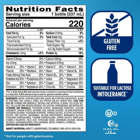 Ensure Original Butter Pecan Nutrition Shake | Small Meal Replacement Shake | Ready To Drink | 9g Protein, 27 Vitamins and Minerals | 8 fl oz - 24 Pack