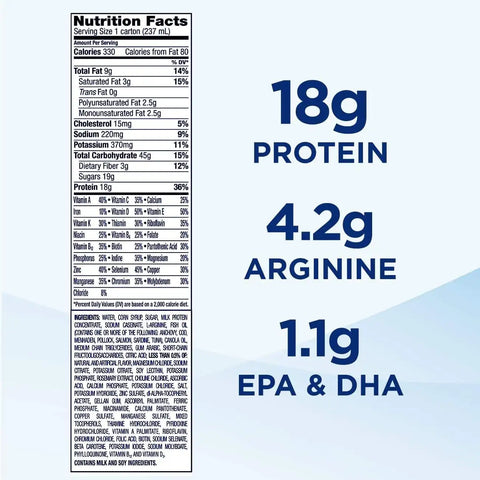 Ensure Surgery Immunonutrition Shake, Vanilla, 8 fl oz, 15 Count